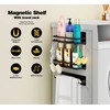 Magnetic Spice Rack for Refrigerator,Magnetic Shelf Fridge Organizer for Kitchen,