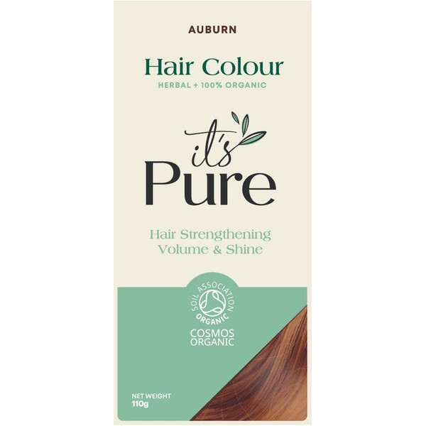 It's Pure Organic Henna Hair Dye in Auburn | 100%
