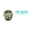 Stigma Mens Silver/Black Fashion Wide Ring Jewelry Size-9