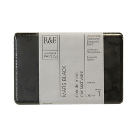 R&F Artist Encaustic Paint, Mars Black, 333 ml