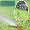 Impact Sprinkler on Retractable Tripod Base, Heavy Duty Zinc Alloy