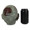 Apocalypse Zombie Undead Walker Skull With Peeling Flesh Rotten Teeth