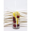 250 pcs White Paper Straws individually Wrapped 7.75" [VR-SP7JWW3000]