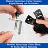 1 Set Black Tilt Lock Screw in TV for CRT