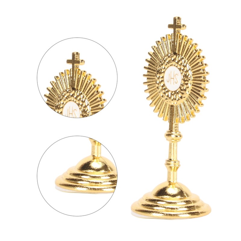 Catholic Table Decoration Alloy Christian Communion Statue Ornament for Religious