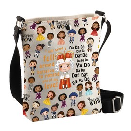 PLITI Hamilton The Broadway Musical Gifts Hamilton Musical Crossbody Bag Dat Da King George III Fans Gift for Friends, Dat Da Cbagu