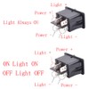 E Support™ Car Yellow LED Fog Light Toggle Rocker Switch