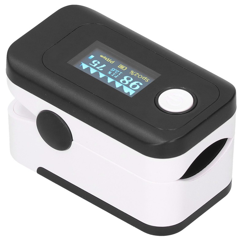 Fingertip Pulse Oximeter LED Screen Blood Oxygen Saturation Monitor with