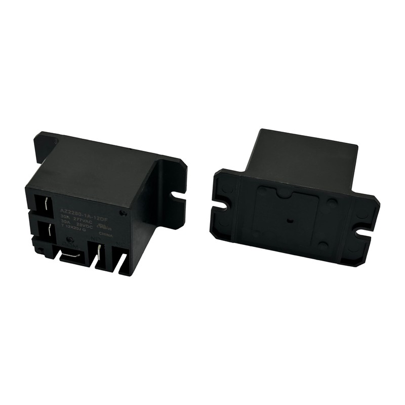 (Pack of 2) AZ2280-1A-12DF AZ2280-1A-12D 30A Mini Power Relay 12VDC