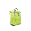 Roka London Canfield B Small Recycled Nylon Lime Backpack