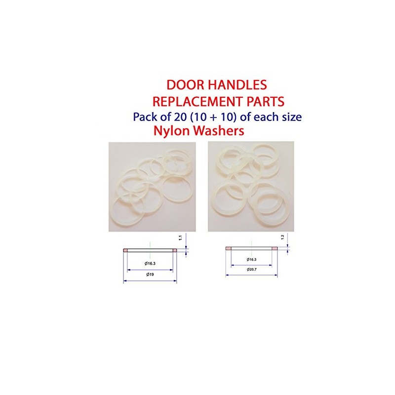 Nylon Washers for Door Handles With 19mm and 20.7mm Diameter