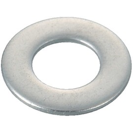 TRUSCO B270008 Flat Washers, Stainless Steel, Size M8, 105 Pieces