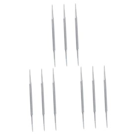 Balacoo 9 Piezas pulidores de uas empujadores de muerta herramienta de limpieza de uas gel de esmalte de uas juego de limpiador de uas crneo cortaas  