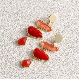 Stocking Stuffers Holiday Outfits for Women 2024 Rhinestone Earrings for Women Bridal Wedding Earrings Crystal Earrings for Brides Sparkly Drop Earrings Party Prom Wedding Guest Dresses for Women