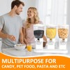 Petyoung Triple Food Storage Dispenser, 6L Capacity Cereal Container, Plastic