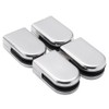 4pcs Stainless Steel Glass Clamp Solid Glass Shelf Clamp Holder