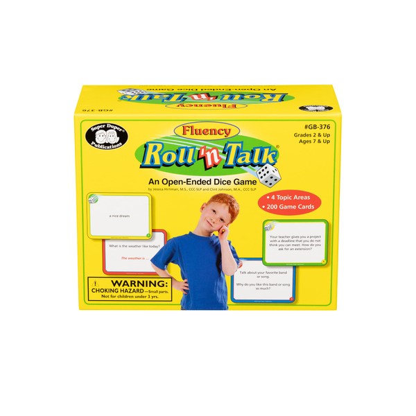 Super Duper Publications | Fluency Roll 'n Talk® Open-Ended Dice