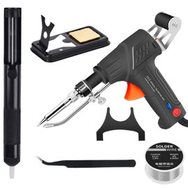 Soldering Iron Kit | 60W Automatic Soldering Iron - External Heating Solder Station with Tweezers Welding Tool for Computer & Phone