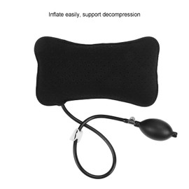 Yosoo Health Gear Inflatable Lumbar Support Pillow, Portable Lumbar Support, Inflatable Lumbar Support Pillow Washable Breathable Portable Firm Lumbar Support Pillow for Back Pain