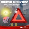 DSV Standard Emergency Triangles, Warning Triangles for Vehicles, Reflective Triangle,