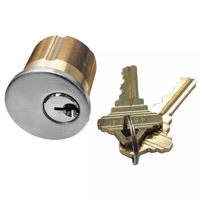 MOUNTPARTS 2PCS Mortise Lock SC1 KD Cylinders Adams Rite 4Keys