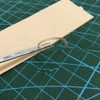 Leathercraft Edger Trimming Tool, Leather Edge Beveller Steel Blade Ebony