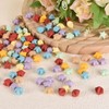 MECCANIXITY 136pcs Pre-Made Origami Lucky Stars Paper Wishing Star Light