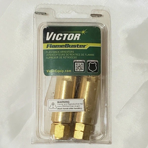 Victor Flame Buster FB-1 Flashback Arrestor Set Torch Oxygen Fuel