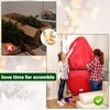Upright Christmas Tree Storage Bag with Adjustable Straps, Xmas Tree