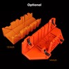 14-inch Mitre Box with Movable and Non-slip Jaw for Back
