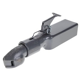 Bulldog 028382 Collar-Lok Straight Coupler, 2 Inch Diameter, High Profile Latch, 5,000 lbs. Capacity, 3 Inch Channel Width