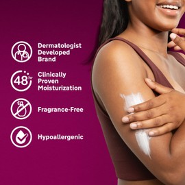 Lubriderm Advanced Therapy Fragrance Free Moisturizing Hand & Body Lotion + Pro-Ceramide, Intense Hydration for Itchy, Extra Dry, & Sensitive Skin, Non-Greasy, Hypoallergenic, 24 fl. oz