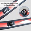 Bicycle Cable C-Clips Black 10Pcs: Brake Cables Clamps for Bicycles