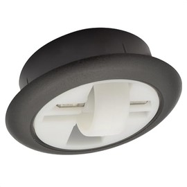 WAGNER ROLLER-MINI Swivel Castor / Countersunk Roller Diameter 27 mm, Hard, Black Plastic Housing Diameter 65/50 x 17/14 mm, Metal Pin, Load Capacity 50 kg - Made in Germany - 01700501