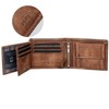 Fa.Volmer Men's Leather Wallet with RFID Protection - Extra Sturdy