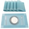 Lumaca Washable Placemats, Set of 6 Place Mats Made of