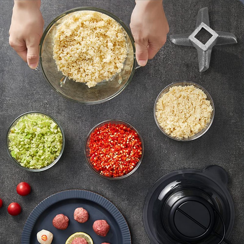 Steel Blade Cross-shaped Professional Kitchen Food Meat Grinder Blade Mincer