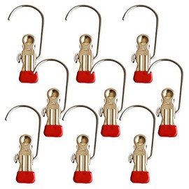 MAWA Hanger Mono Clip [Set of 9, Red] One Size Fits Most, Non-Slip, Slim Accessories, Simple Design, 1.8 x 3.9 x 1.0 inches (4.5 x 10 x 2.5 cm), MA0550301-3, Made in Germany