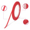 3 X 10 Rollos Cinta Adhesiva De Enmascarar Para Rojo