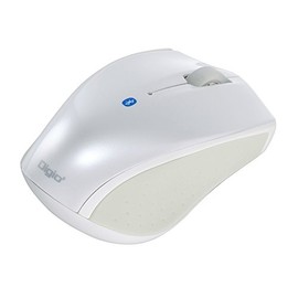 Digio2 MUS-BKT99W Bluetooth Mouse Blue LED Small White