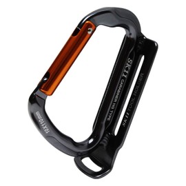 SK11 SAC-TFA Aluminum Tool Hook HG Thick Aluminum Forged Carabiner Black 0.4 x 4.3 inches (10 x 110 mm)