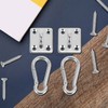 Kopinma 2 Sets Of Suspended Ceiling Wall Mount U-Shaped Hooks
