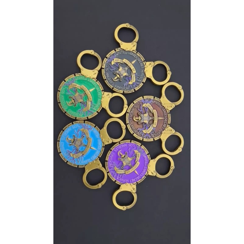 U.S. Secret Service Deep Gray Disneyland Mickey Mouse Handcuff Challenge