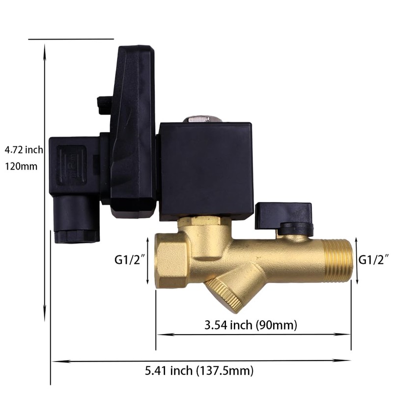 DC 24V 1/2" Automatic Electronic Timed Drain Valve for Filter