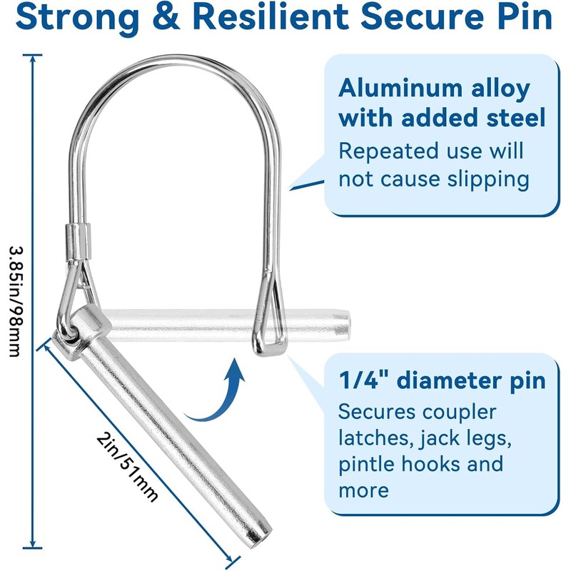Heavy-Duty Bike Trailer Hitch，Secure Bicycle Trailer Coupler for Kids, Pets