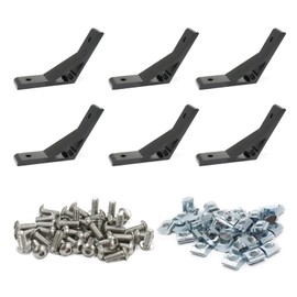BLCCLOY 6Pcs 1010 120 Degree Angle Bracket 1" x 1" 10 Series Aluminum Extrusion 60deg Joint Connector Brace for Slot 60° Corner Joiner 120deg 1020 1 Inch Extruded Aluminium Profile