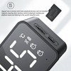 Mirror Alarm Clock Bluetooth Speaker Rechargeable Digital Alarm Clock Bluetooth