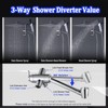All Metal Rain Shower Head with Handheld Combo, YDmeet 10