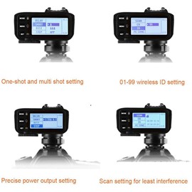 Godox X2T-N Wireless Flash Trigger Compatible with Nikon Camera Bluetooth Connection APP Control 1/8000s HSS Transmitter for Godox V1N TT685N TT350N V860II-N TT600 AD200 (X2T N Compatible with Nikon)