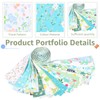 40Pcs Strip Jelly Roll Fabric Strips for Sewing,Soft Cotton Quilting